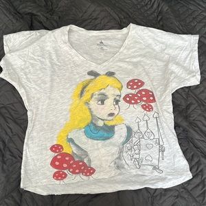 Disney Parks Alice in Wonderland crop top